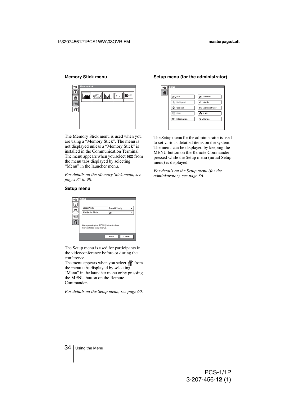 Toshiba PCS-1 User Manual | Page 34 / 189