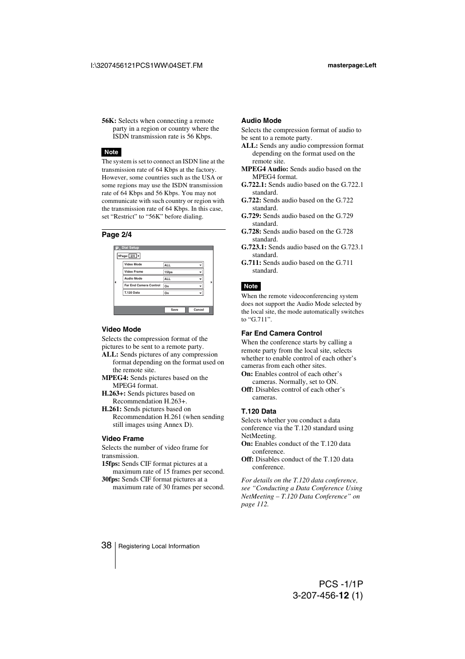 Toshiba PCS-1 User Manual | Page 38 / 189