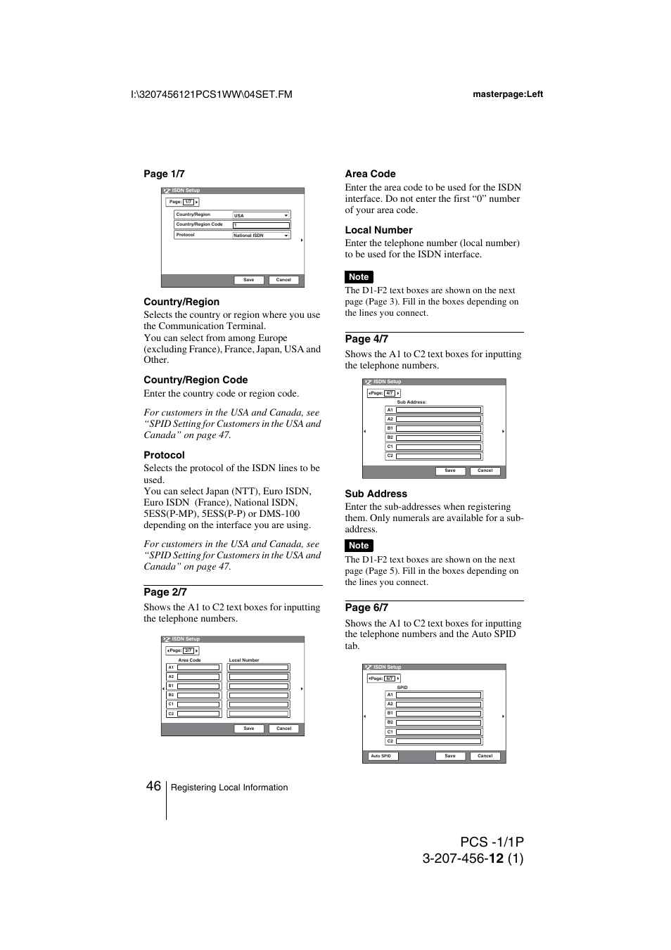 Page 2/7, Page 4/7, Page 6/7 | Toshiba PCS-1 User Manual | Page 46 / 189