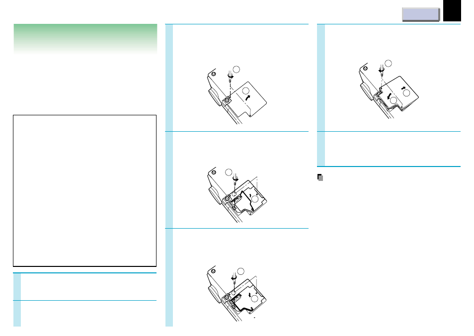 Lamp replacement | Toshiba TDP-ET20 User Manual | Page 42 / 54