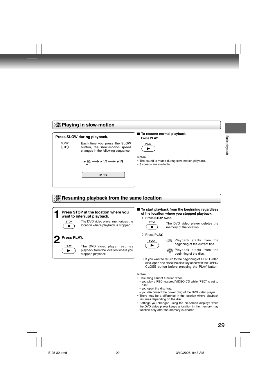 Toshiba SD-360ESE User Manual | Page 29 / 68