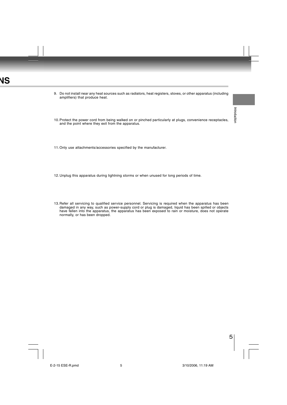 Toshiba SD-360ESE User Manual | Page 5 / 68