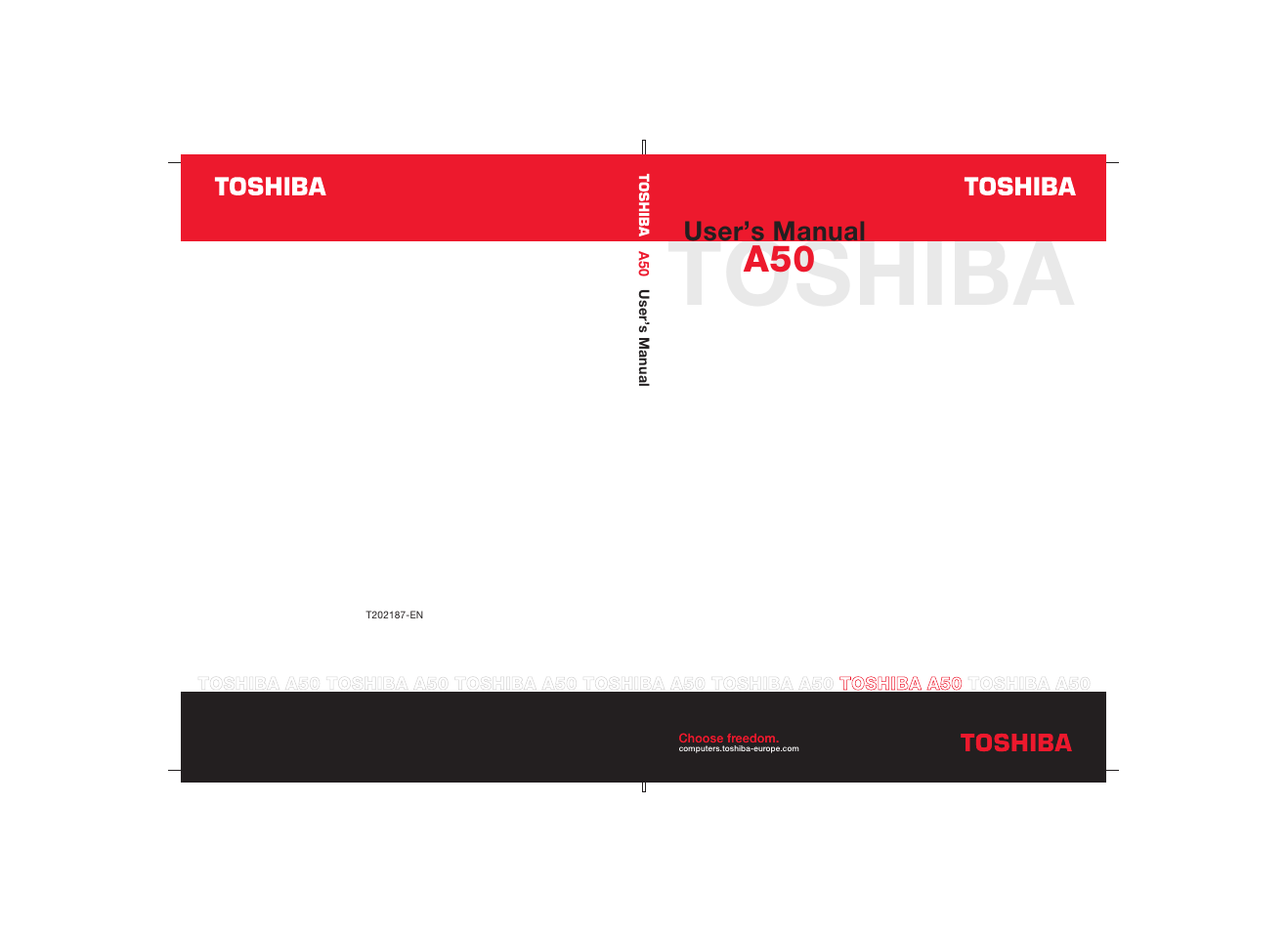 Toshiba A50 User Manual | 211 pages