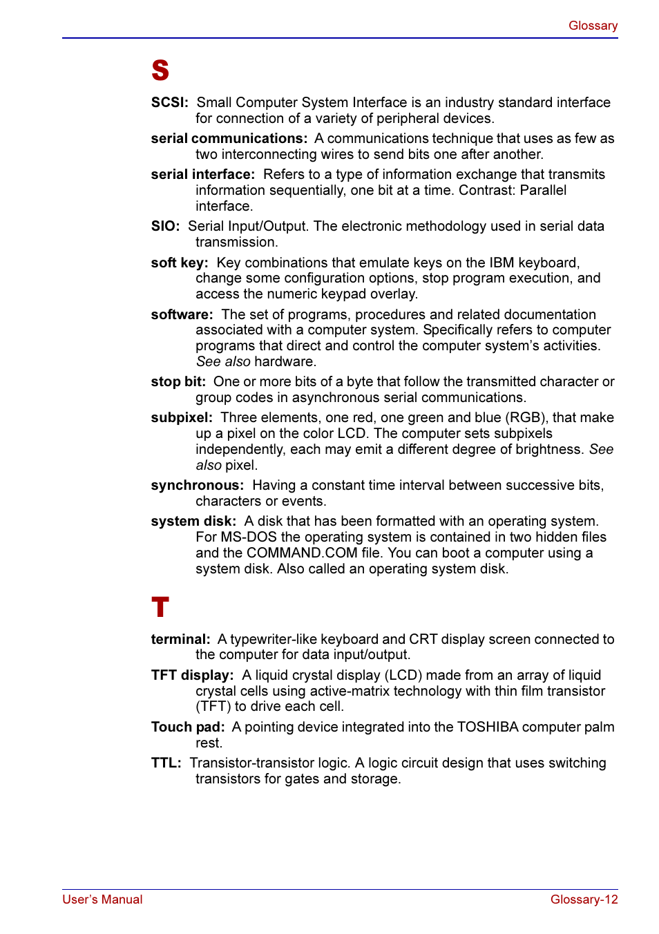 Toshiba A50 User Manual | Page 205 / 211