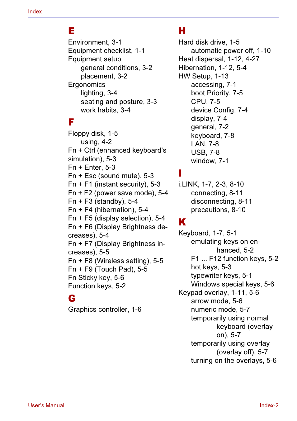 Toshiba A50 User Manual | Page 208 / 211