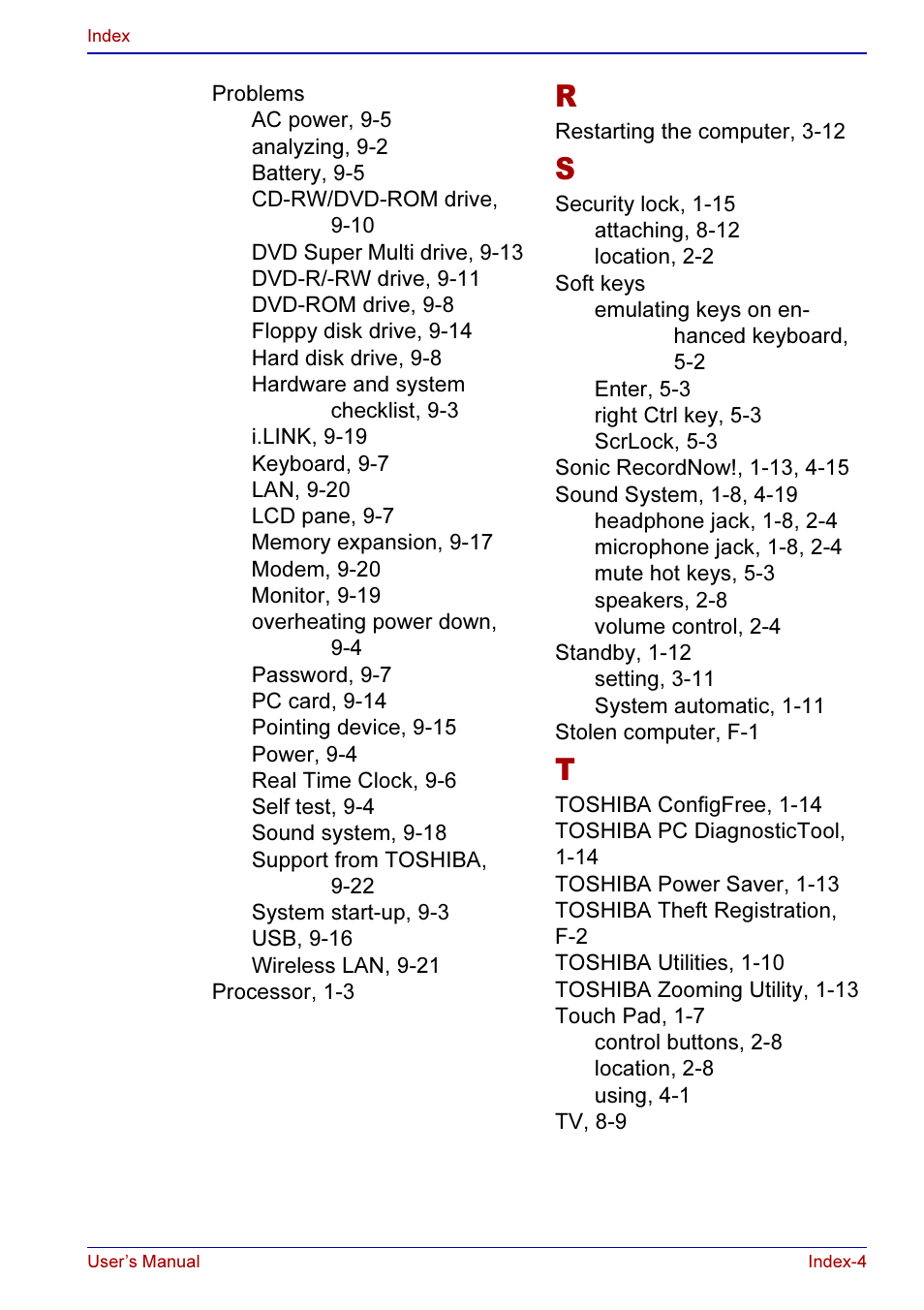 Toshiba A50 User Manual | Page 210 / 211