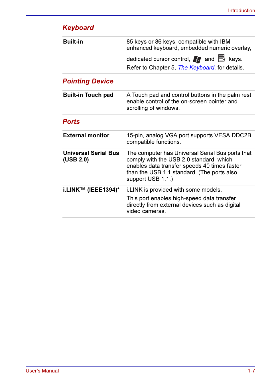 Toshiba A50 User Manual | Page 36 / 211