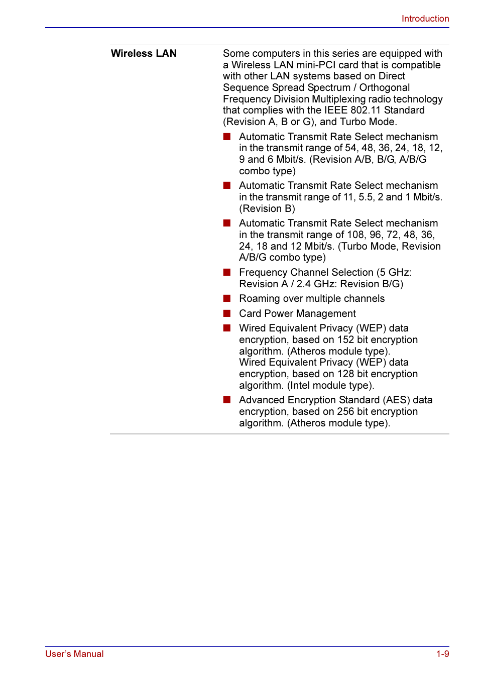 Toshiba A50 User Manual | Page 38 / 211