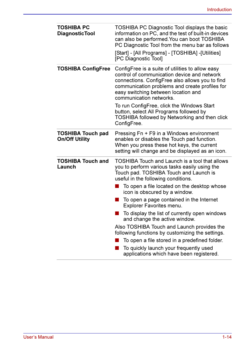 Toshiba A50 User Manual | Page 43 / 211