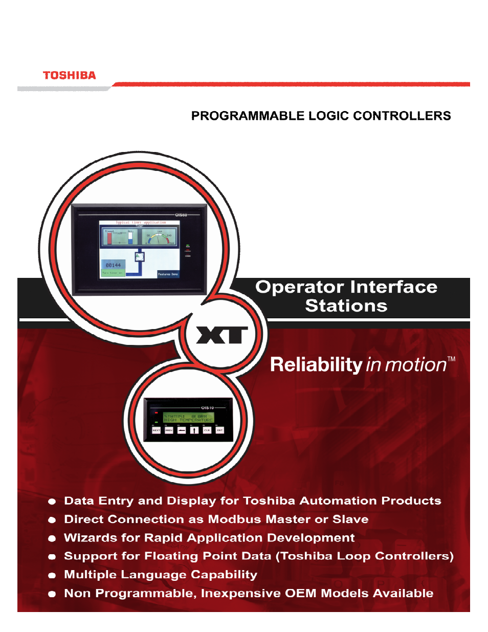 Toshiba Network Device OIS120 User Manual | 16 pages