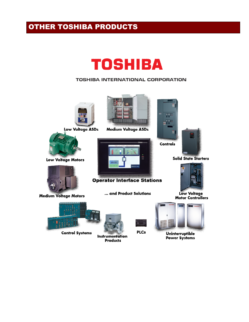 Other toshiba products | Toshiba Network Device OIS120 User Manual | Page 15 / 16