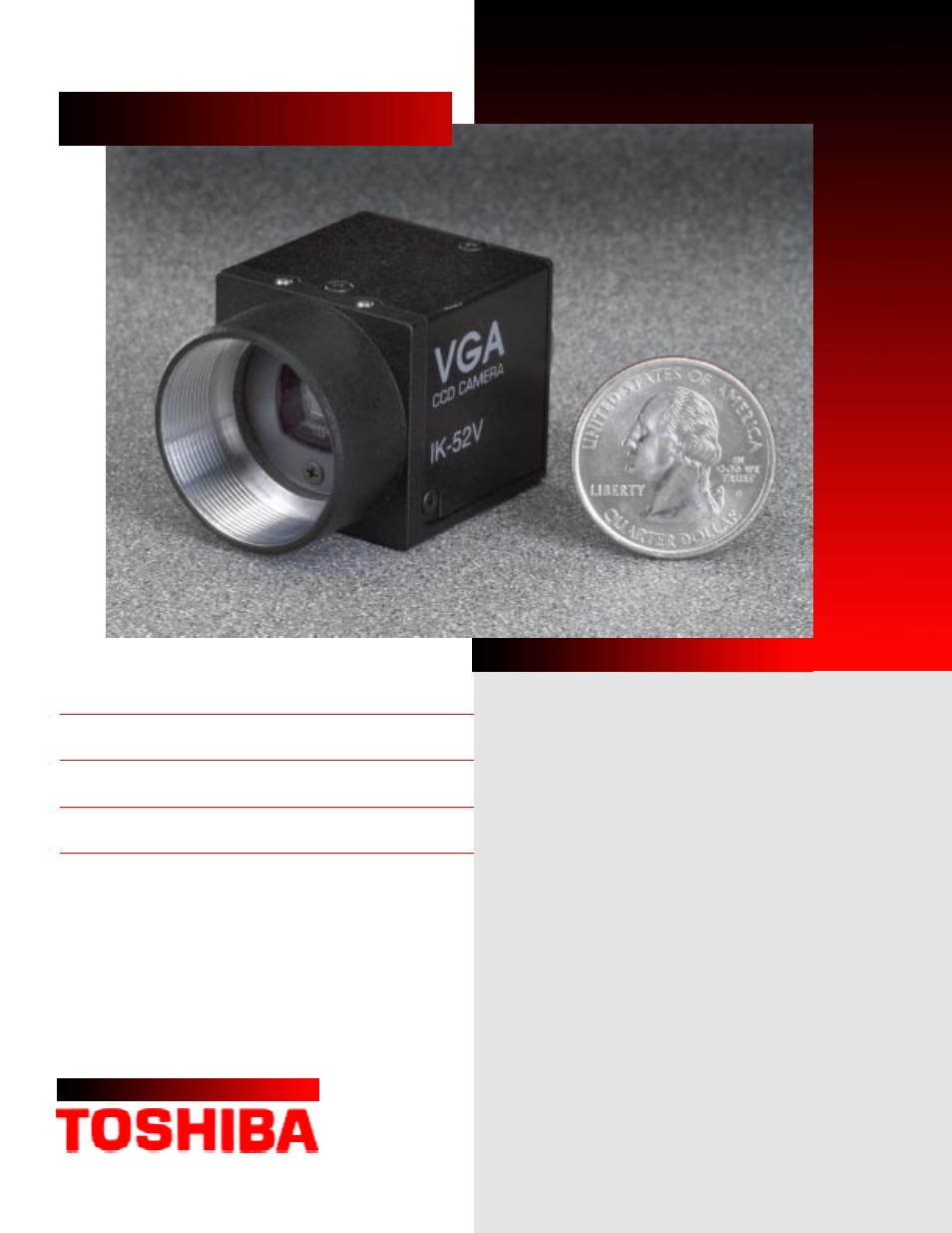 Toshiba IK-53V User Manual | 2 pages