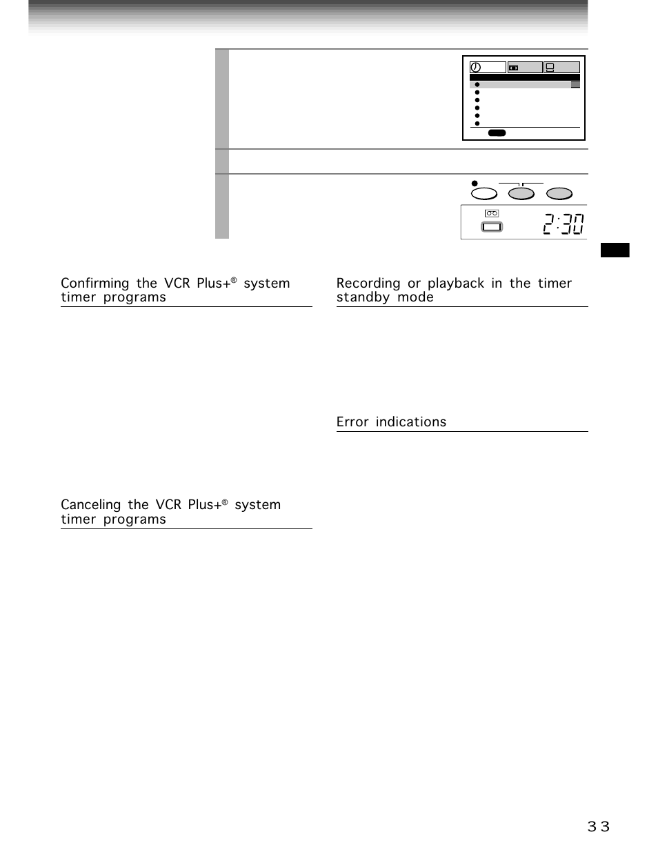 Enter, Timer | Toshiba W-701 User Manual | Page 33 / 42