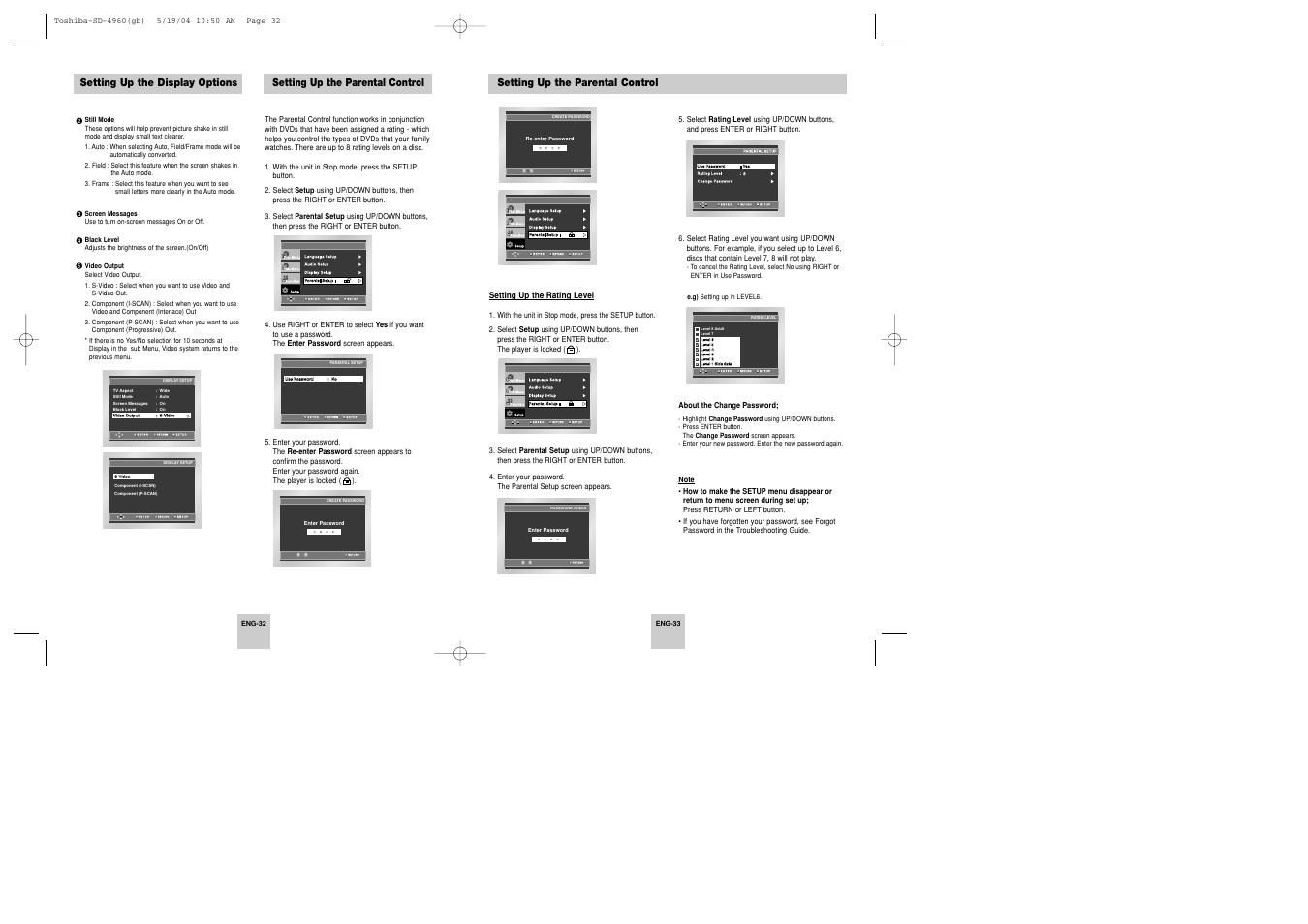 Toshiba SD-4960SU User Manual | Page 17 / 20