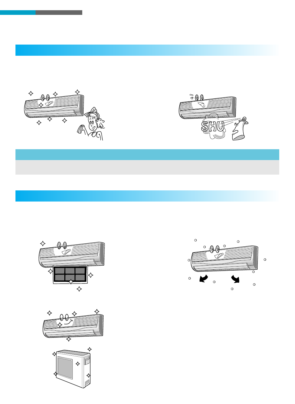 Care and maintenance | Toshiba RAS-18LAH-A User Manual | Page 28 / 30