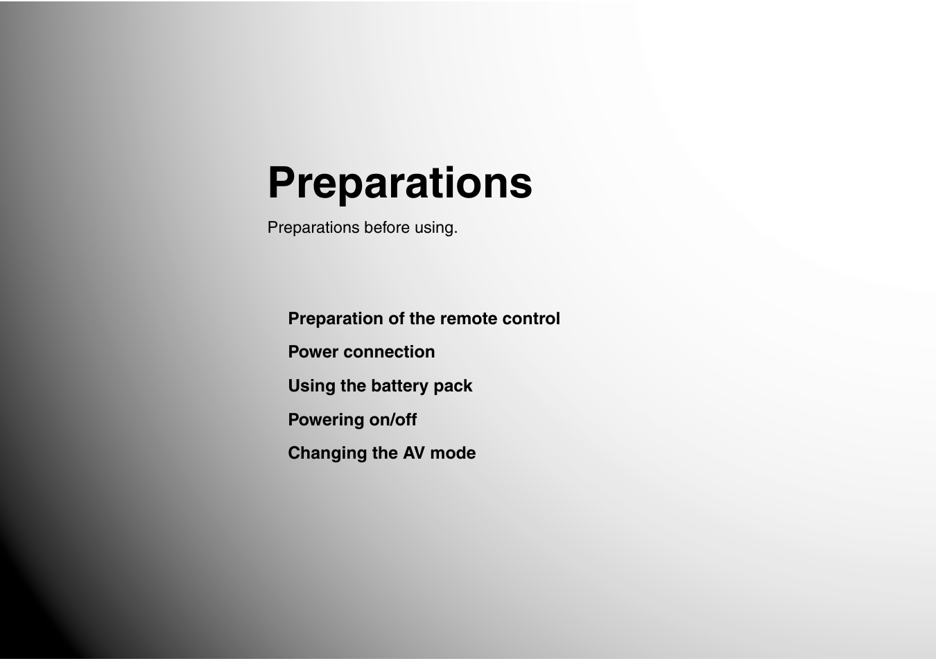 Preparations | Toshiba SD-P1900SR User Manual | Page 23 / 76