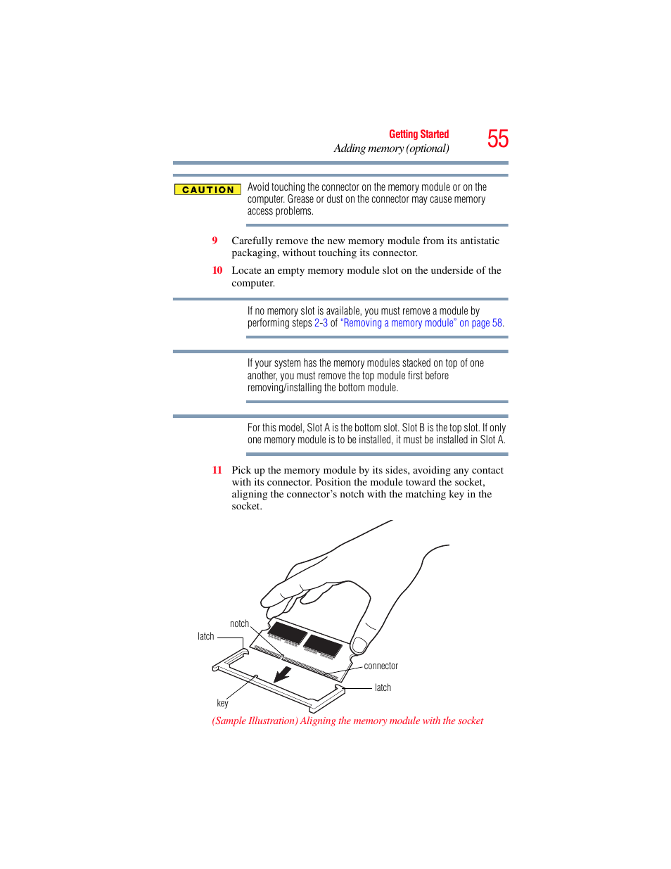 Toshiba SATELLITE A500 User Manual | Page 55 / 248