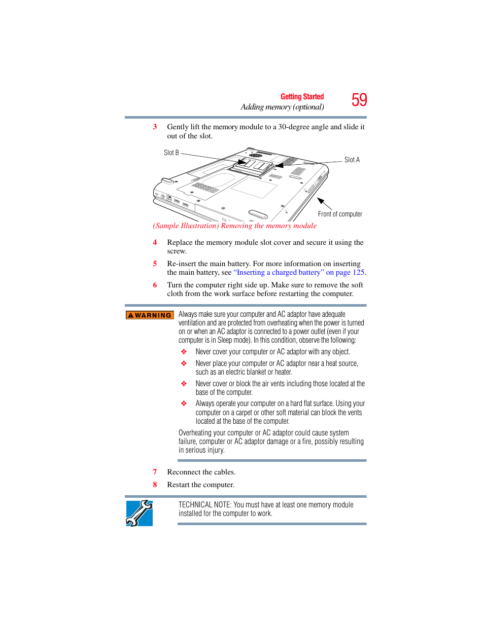 Toshiba SATELLITE A500 User Manual | Page 59 / 248