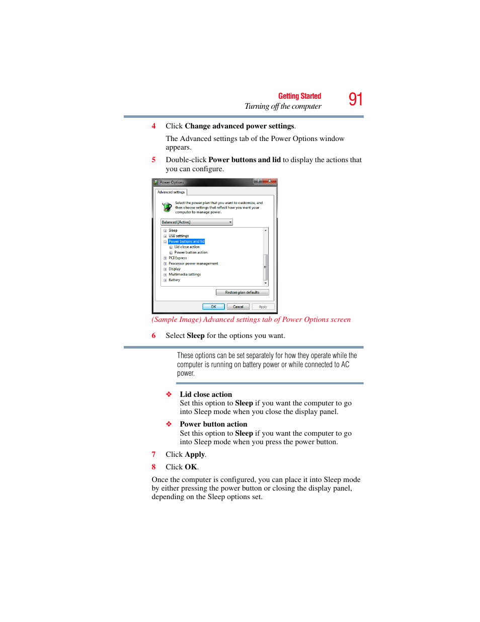 Toshiba SATELLITE A500 User Manual | Page 91 / 248