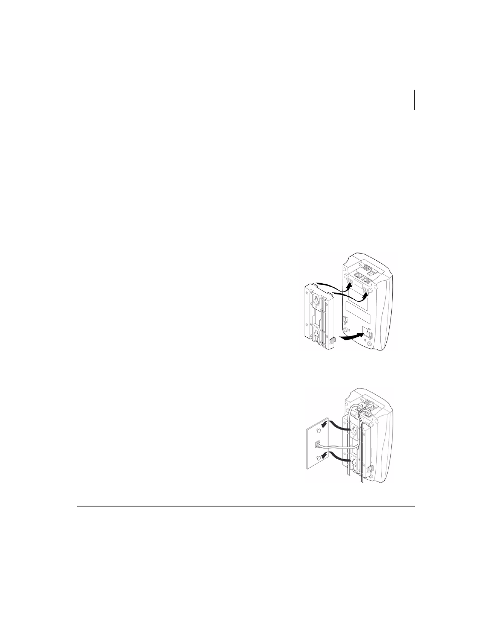 Standard wall plate mounting, Step 6: wall installation (optional) | Toshiba Strata DKT2404-DECT User Manual | Page 25 / 62