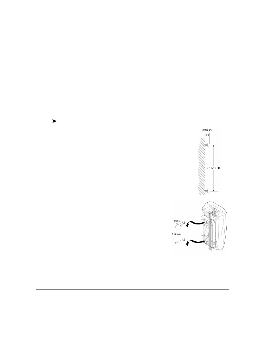 Direct wall mounting | Toshiba Strata DKT2404-DECT User Manual | Page 26 / 62