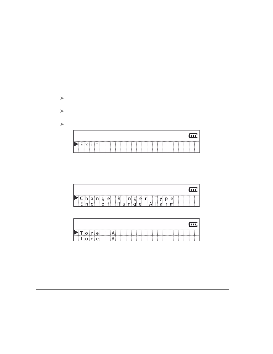 Menu setting mode, Change ringer type | Toshiba Strata DKT2404-DECT User Manual | Page 40 / 62