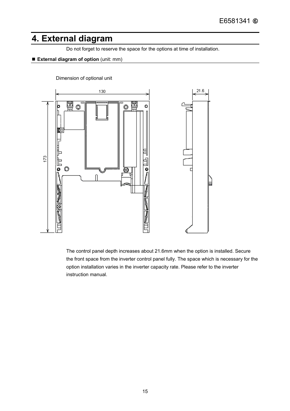 External diagram | Toshiba ETB004Z User Manual | Page 16 / 18
