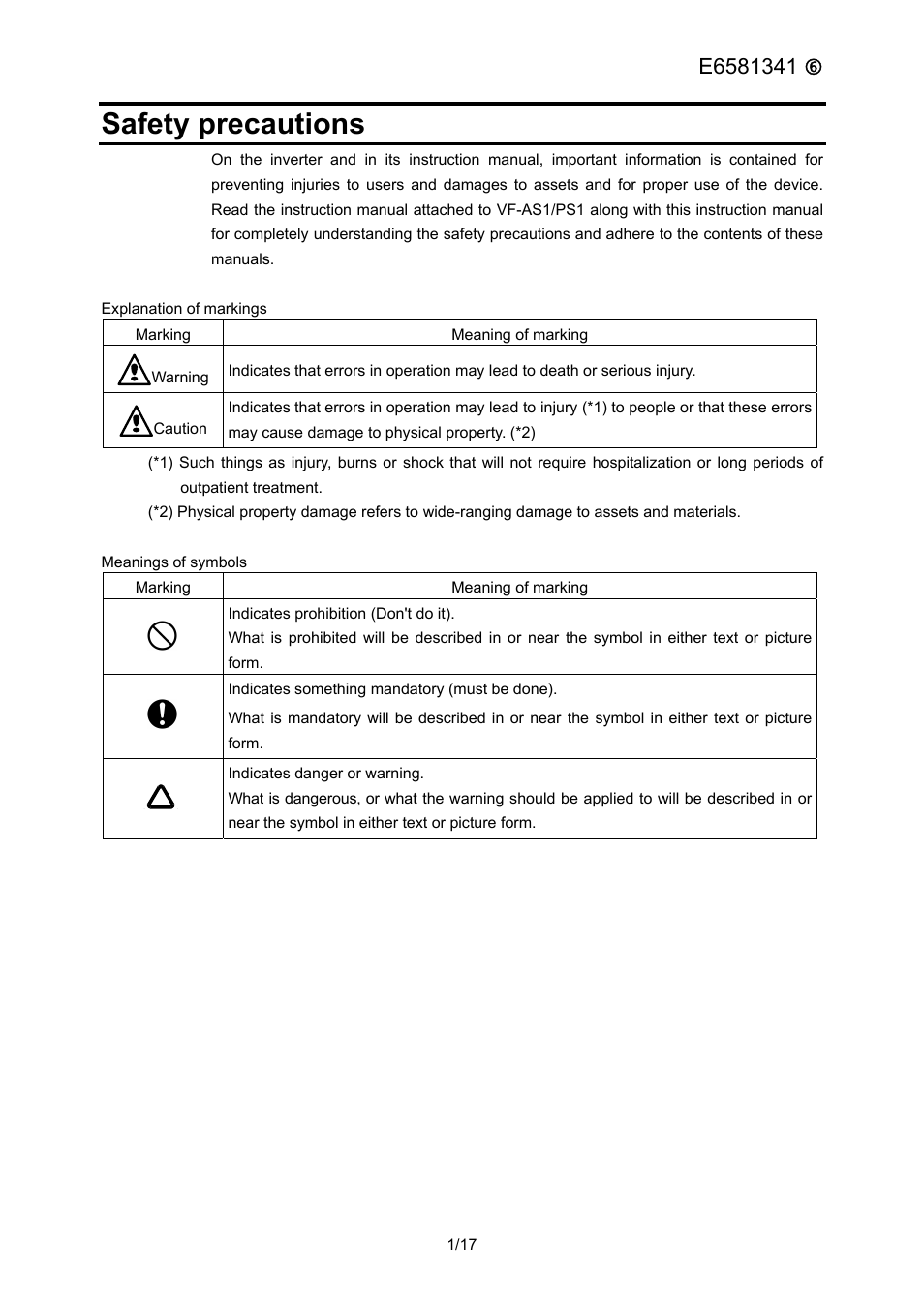 Safety precautions | Toshiba ETB004Z User Manual | Page 2 / 18