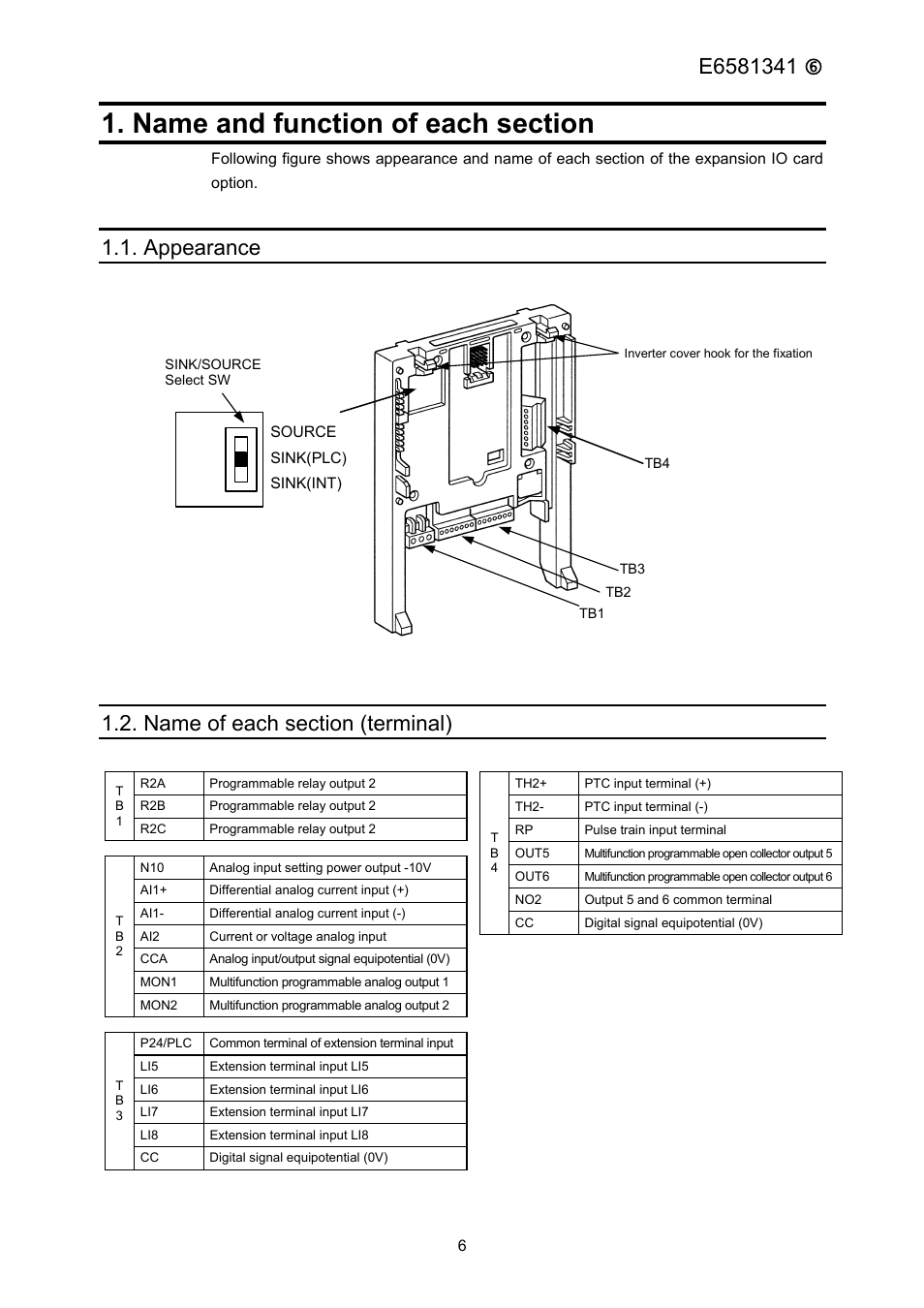 Appearance | Toshiba ETB004Z User Manual | Page 7 / 18