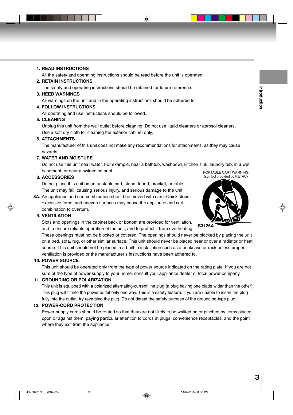 Toshiba SD-P4000 User Manual | Page 3 / 54