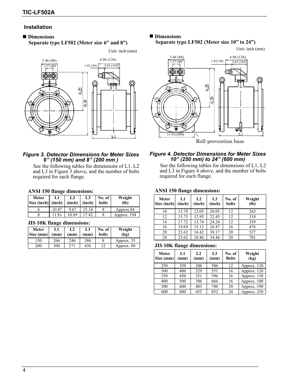 Tic-lf502a | Toshiba LF502 User Manual | Page 4 / 8