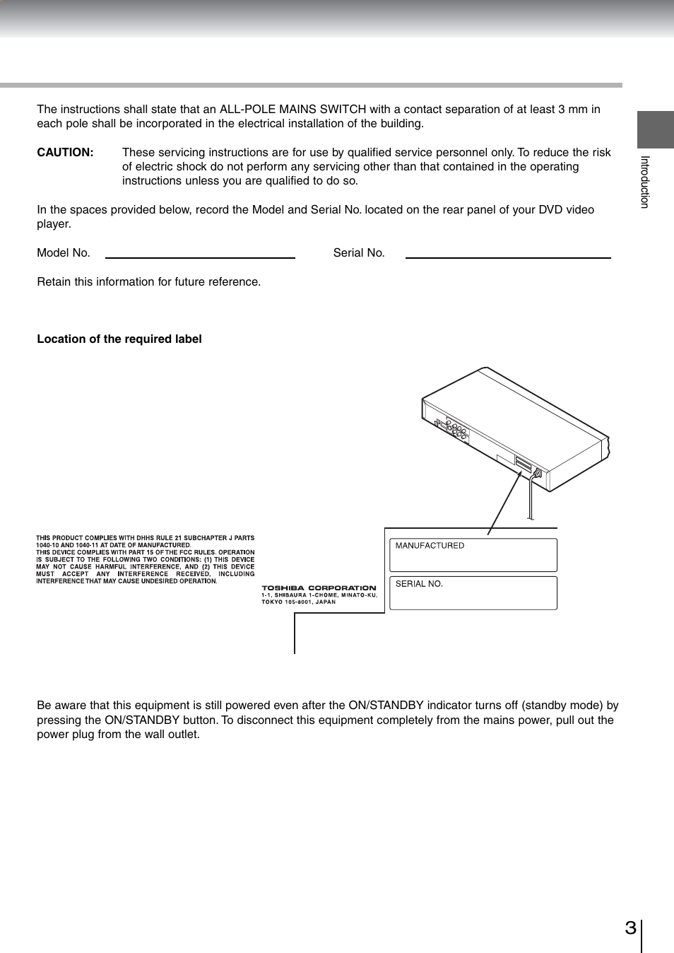 Toshiba SD-5970SU User Manual | Page 3 / 65