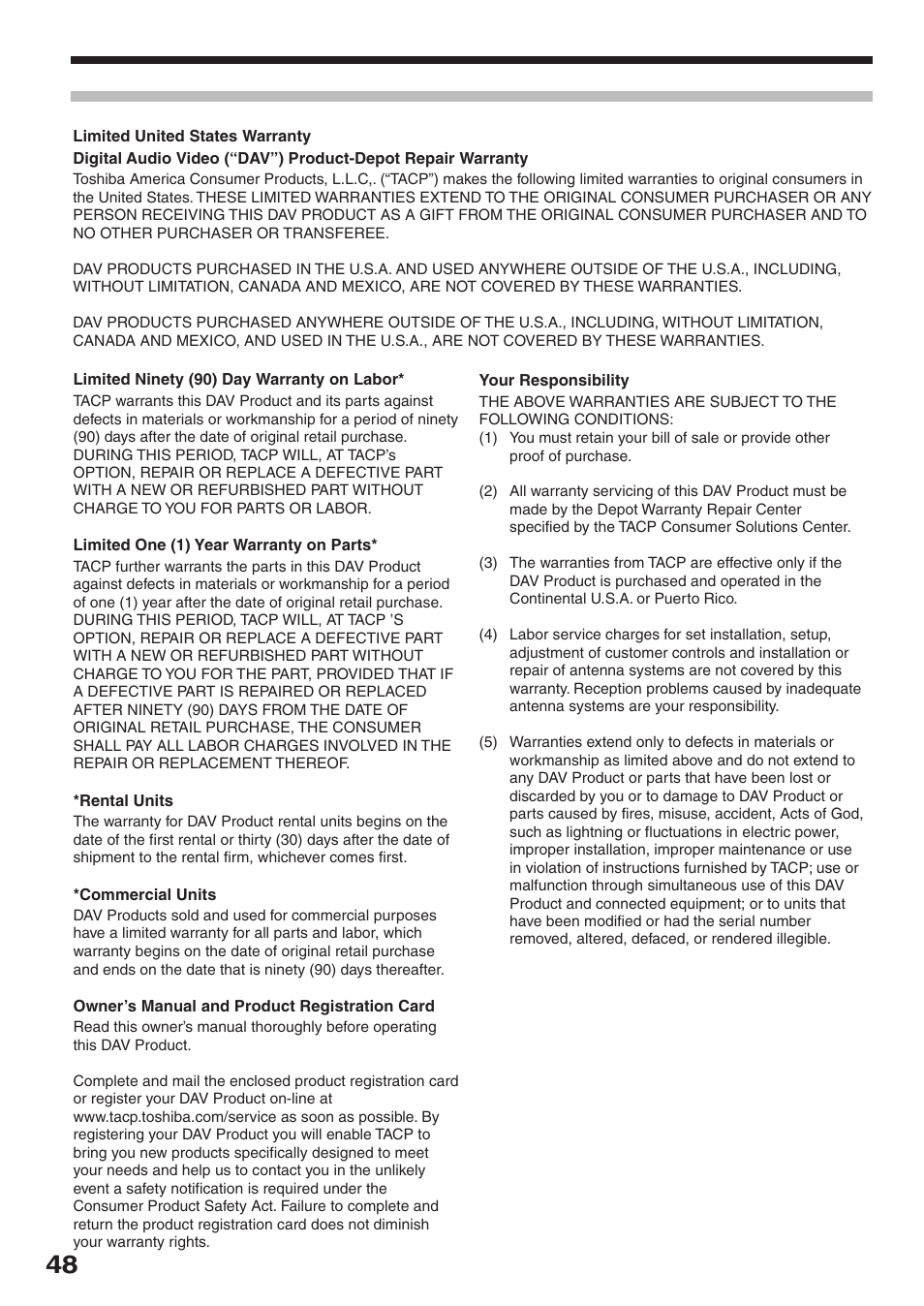 Toshiba RD-XS34SC User Manual | Page 48 / 52