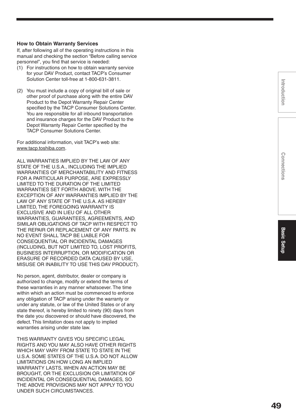 Toshiba RD-XS34SC User Manual | Page 49 / 52