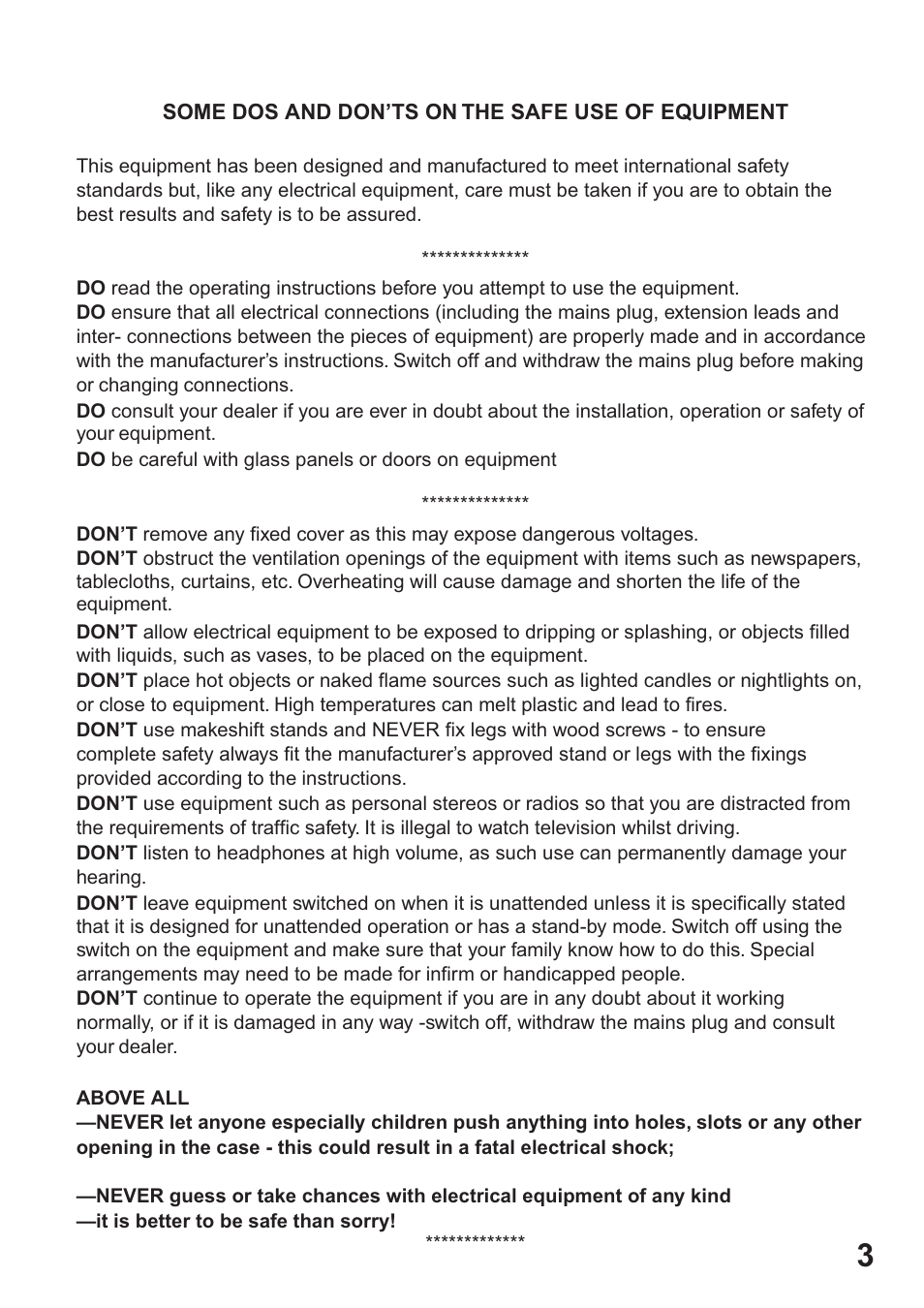 Toshiba SD-63HK User Manual | Page 3 / 40