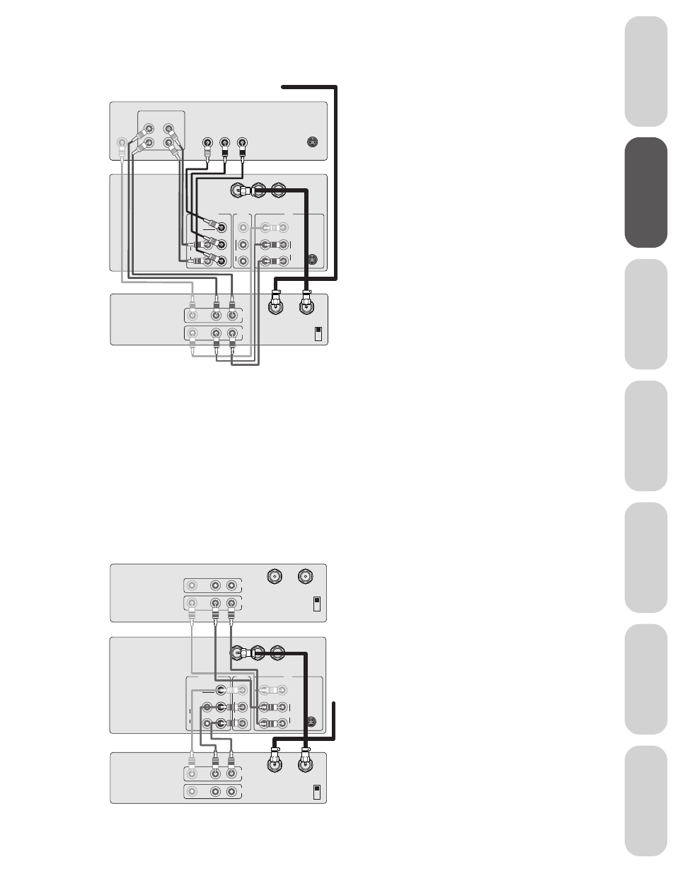 Two vcrs, Connecting two vcrs, Ref er ence | Toshiba 32AX60 User Manual | Page 11 / 44