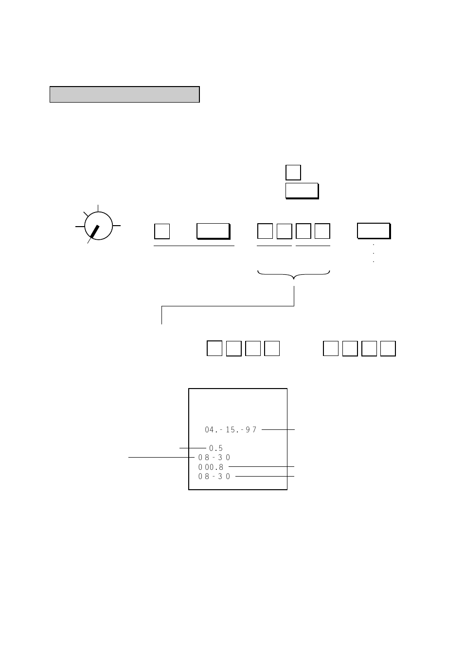 Time and date setting, Time setting or adjustment | Toshiba TEC MA-186 User Manual | Page 19 / 119