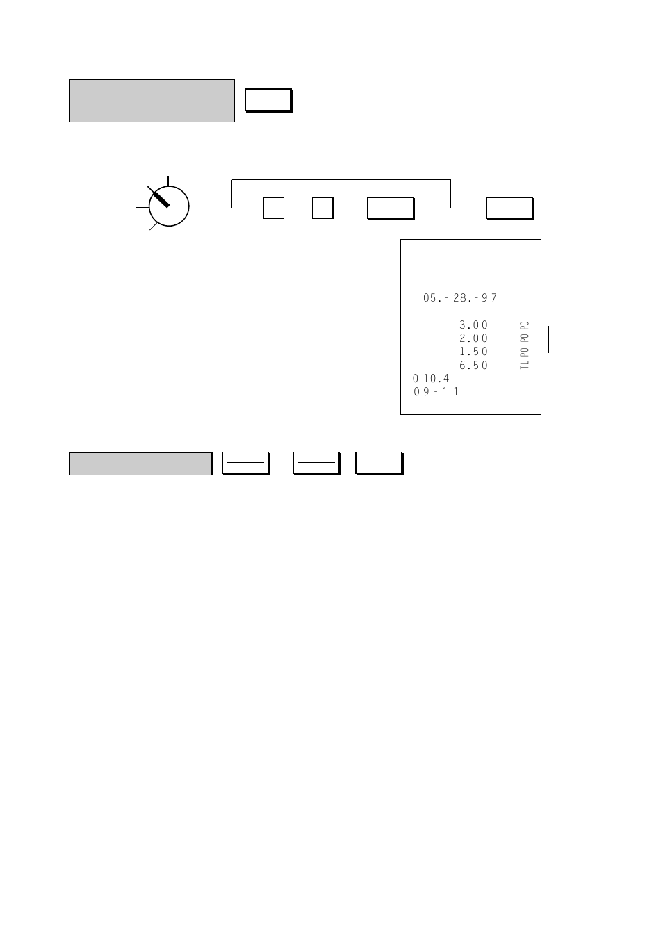 Paid out department keys, Paid out, Department keys | Toshiba TEC MA-186 User Manual | Page 37 / 119