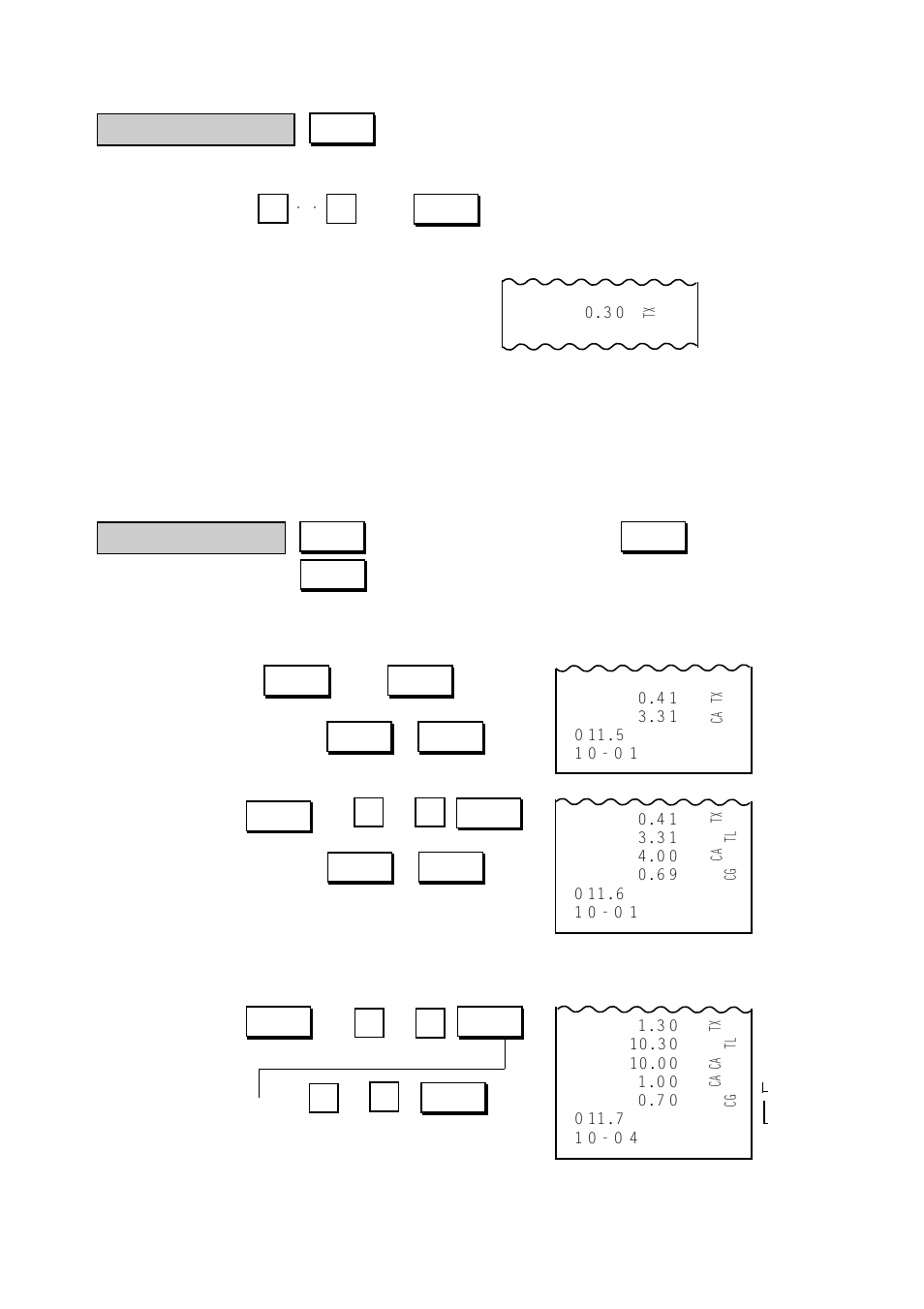 Manual tax entry finalizing a sale, Manual tax entry, Finalizing a sale | Toshiba TEC MA-186 User Manual | Page 60 / 119