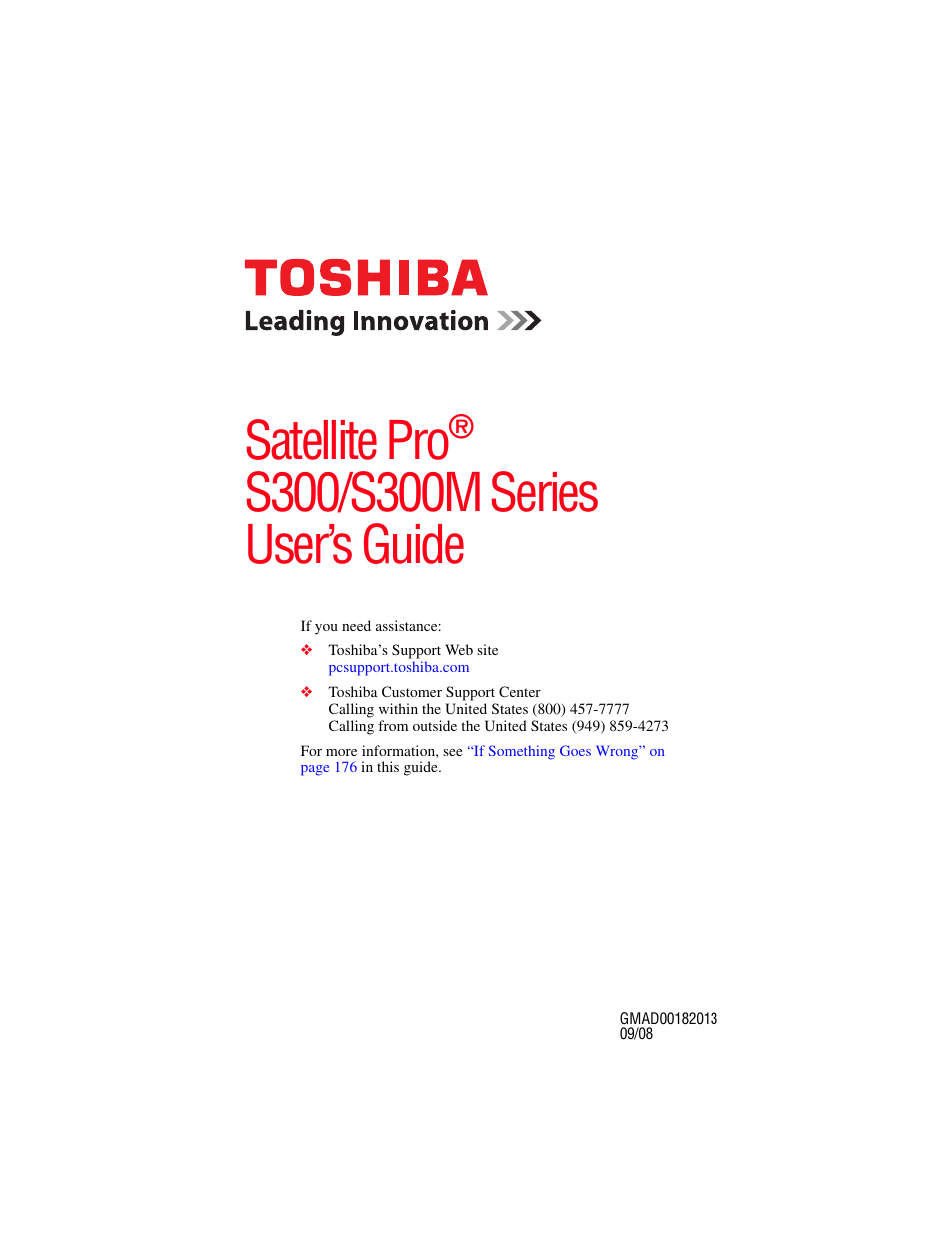 Toshiba SATELLITE PRO S300M User Manual | 250 pages