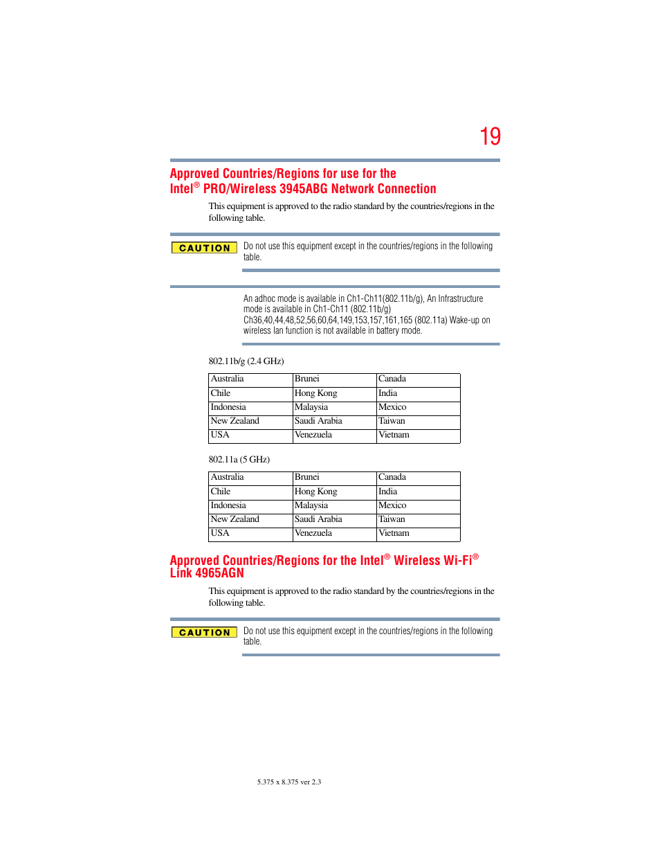 Toshiba SATELLITE PRO S300M User Manual | Page 19 / 250