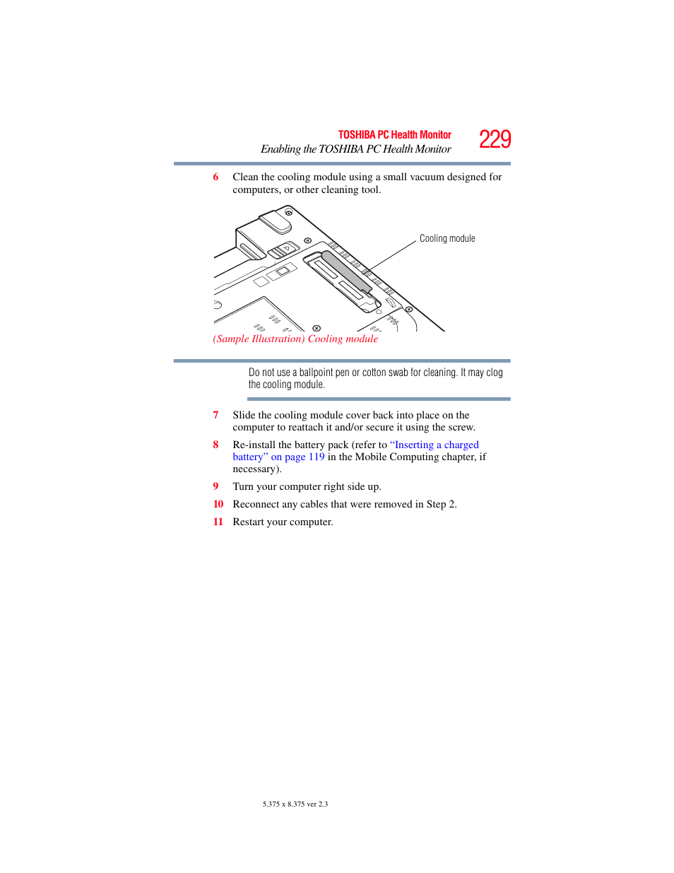 Toshiba SATELLITE PRO S300M User Manual | Page 229 / 250