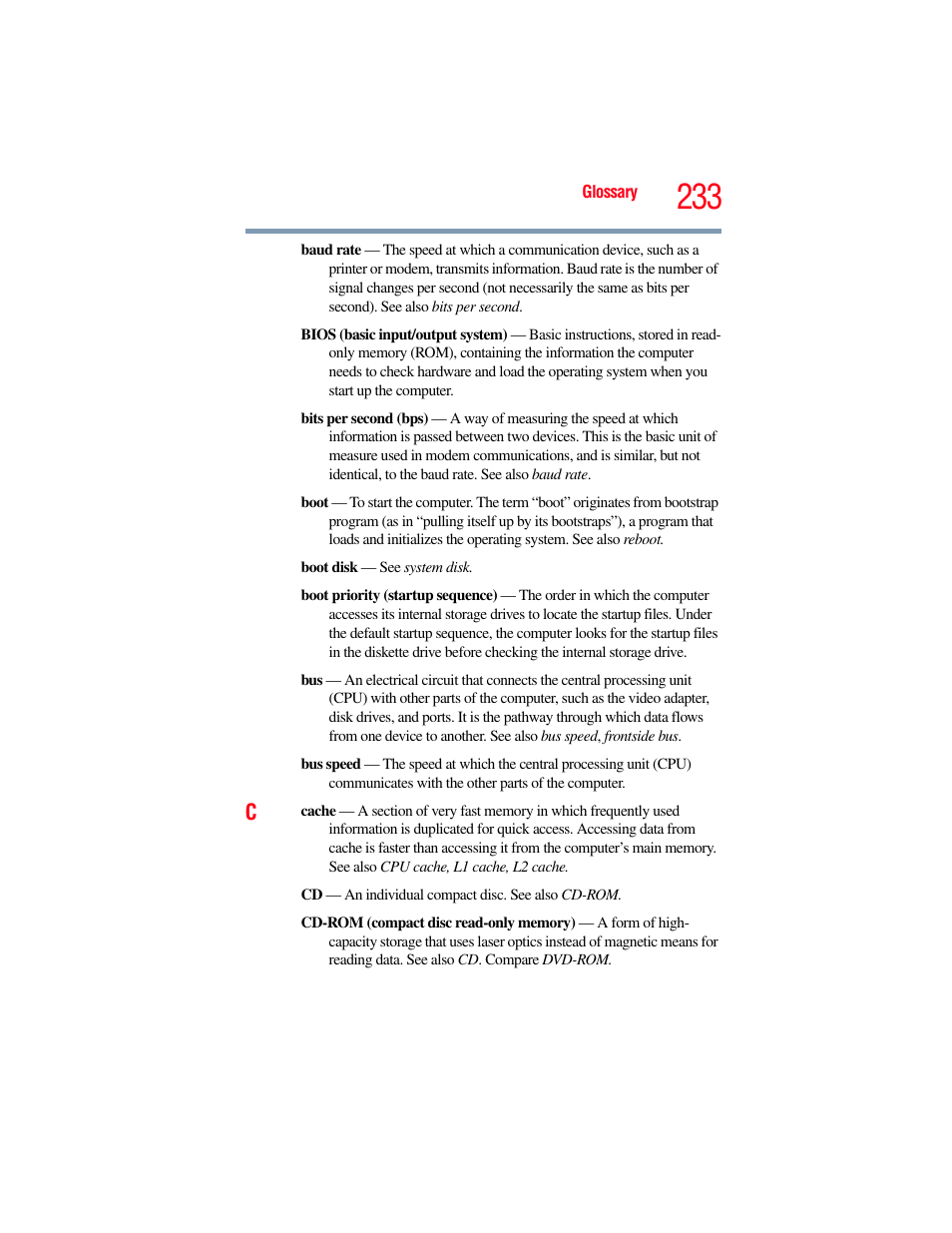 Toshiba SATELLITE PRO S300M User Manual | Page 233 / 250