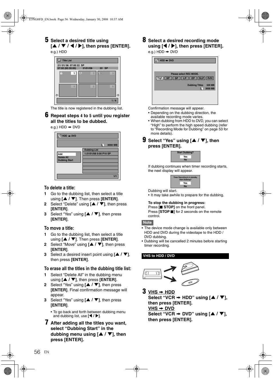 Toshiba RD-XV48DTKF User Manual | Page 56 / 103