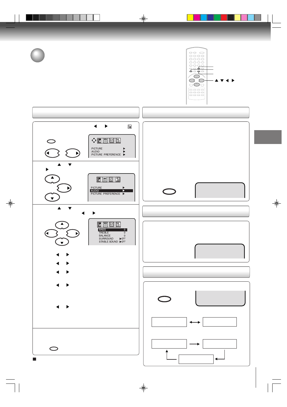 Listening to sap (second audio program), Sound control adjustment | Toshiba MD24FP1 User Manual | Page 27 / 52