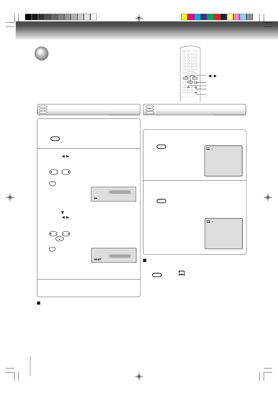 Repeat playback/a-b repeat playback, A-b repeat playback repeat playback | Toshiba MD24FP1 User Manual | Page 32 / 52