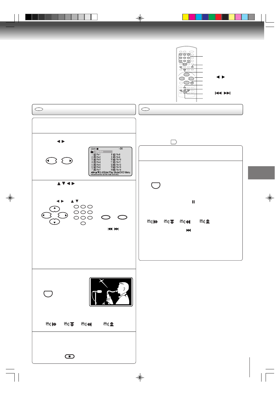 Jpeg cd playback, Slide show playback | Toshiba MD24FP1 User Manual | Page 39 / 52