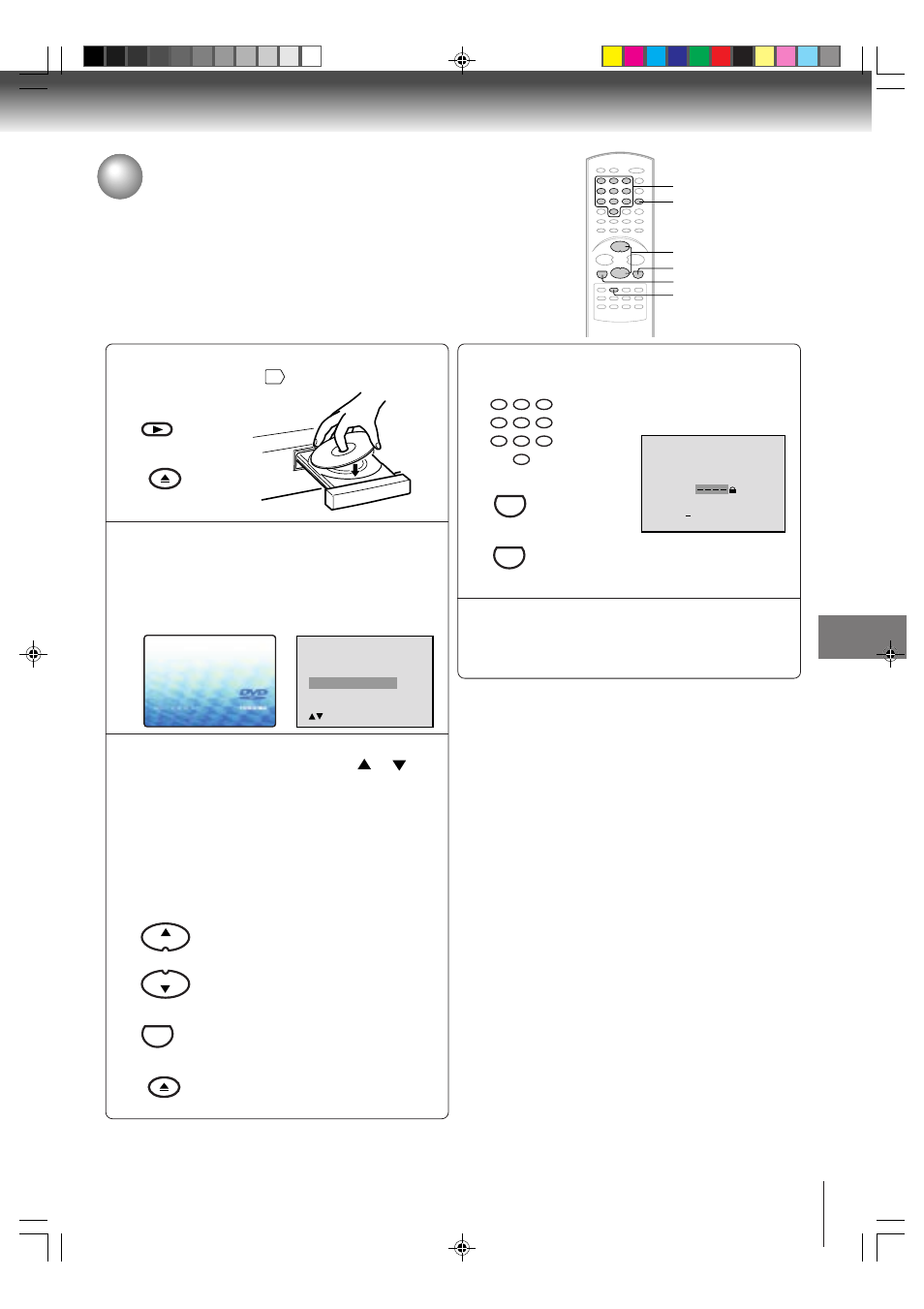 Temporary disabling of rating level by dvd disc | Toshiba MD24FP1 User Manual | Page 43 / 52