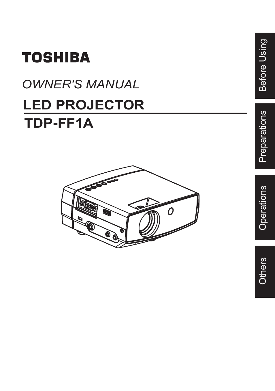 Toshiba TDP-FF1A User Manual | 48 pages