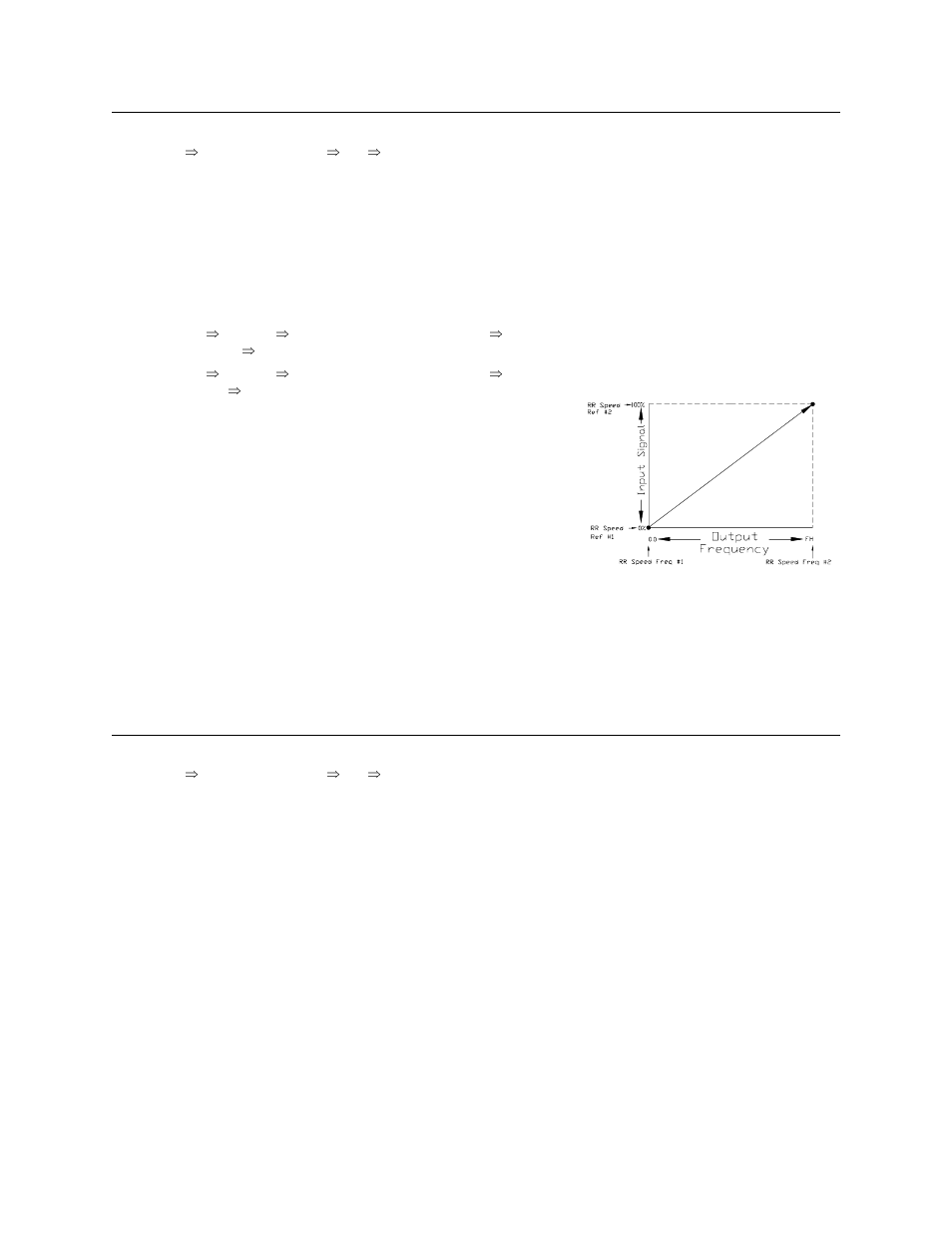 Rr speed frequency setpoint #1 on pg. 107, Rr speed frequency setpoint #1, Rr speed frequency setpoint #2 | Toshiba W7 User Manual | Page 113 / 167